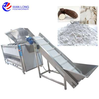 High performance cassava peeler and slicer / tapioca peeler and chipper / manioc peeling and slicing