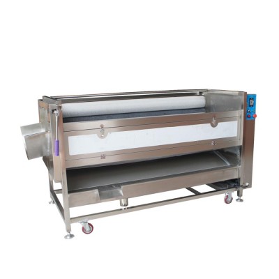 cassava cleaning peeling machine brush roller potato peeling machine carrot peeling machine